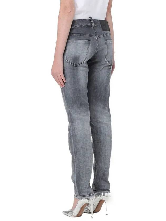 Denim Straight Pants S75LB0871S30503 900 GRAY - DSQUARED2 - BALAAN 4