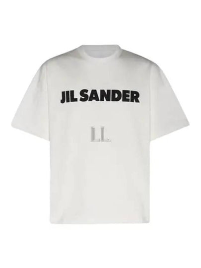 Logo T-Shirt Porcelain - JIL SANDER - BALAAN 2