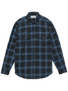 Flannel Long Sleeve Shirt Blue - ROLLING STUDIOS - BALAAN 1