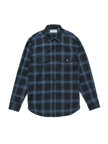 Flannel Shirt Blue - ROLLING STUDIOS - BALAAN 1