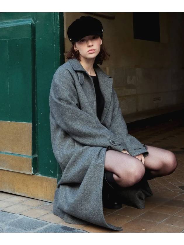 Francis Winter Wool Coat Charcoal - LETTER FROM MOON - BALAAN 7