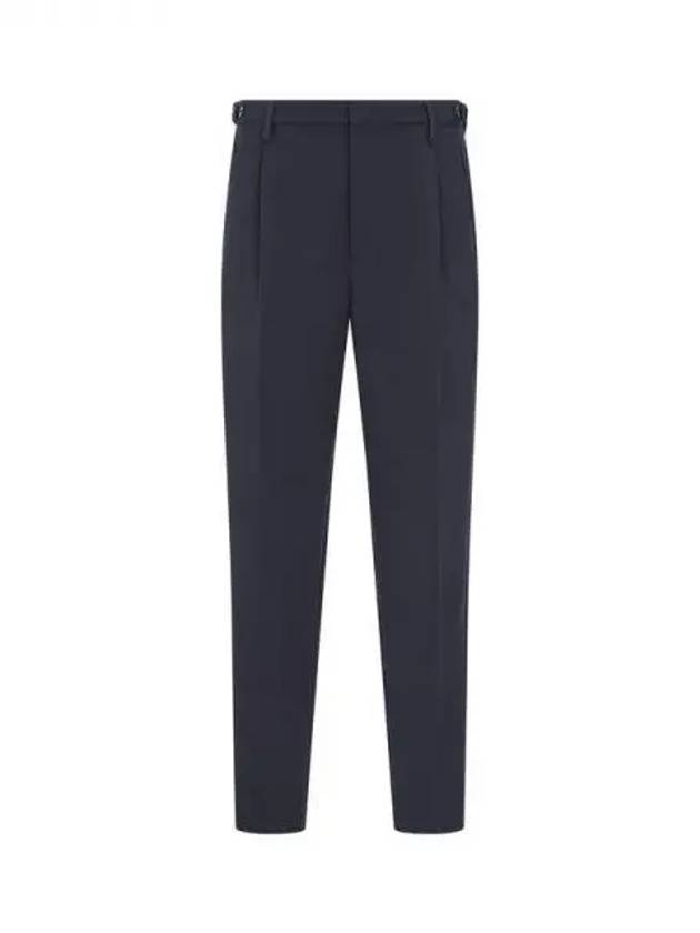 Men s Button Waist One Tuck Pants Navy 271258 - EMPORIO ARMANI - BALAAN 1