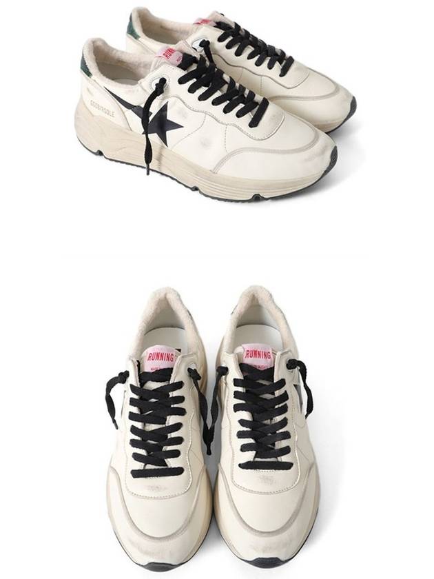 Running Logo Lace-up Sneakers Ivory - GOLDEN GOOSE - BALAAN 6