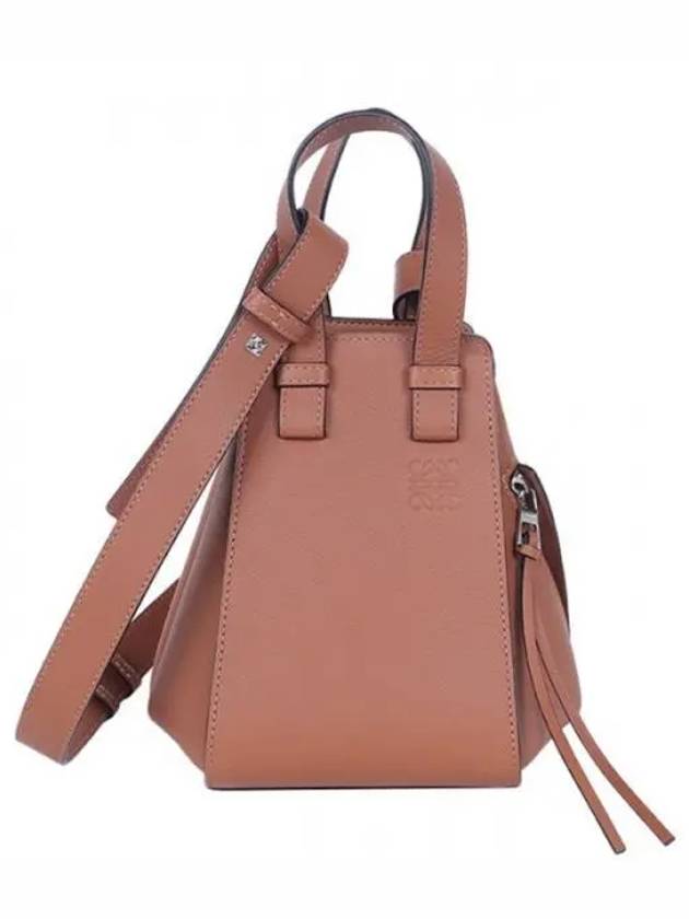 Hammock Compact Classic Calfskin Tote Bag Brown - LOEWE - BALAAN 2