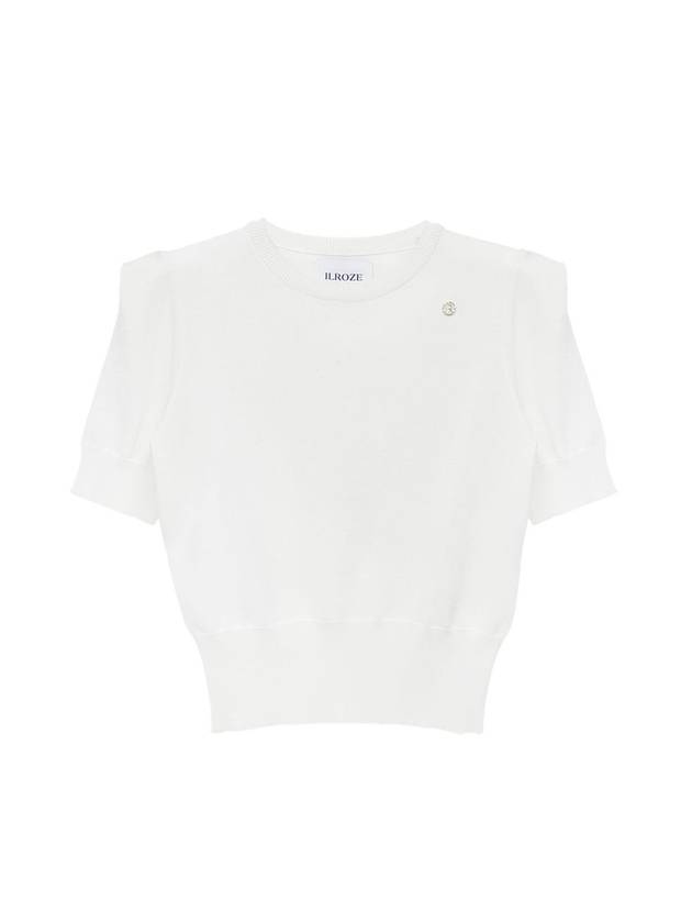 Shoulder point short sleeve t shirt white - ILROZE - BALAAN 1