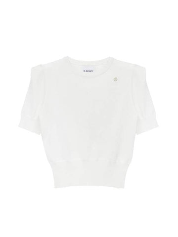 Shoulder point short sleeve t shirt white - ILROZE - BALAAN 1