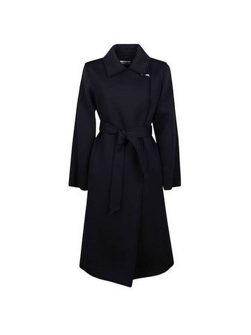 Manuela 1 Virgin Wool Single Coat Ultramarine - MAX MARA - BALAAN 1