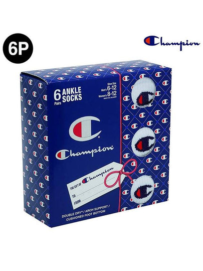 Ankle Socks 6 Pack White - CHAMPION - BALAAN 2