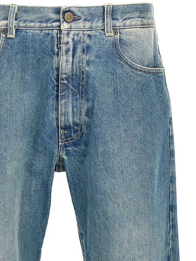 Turn-Up Hem Jeans Blue - MAISON MARGIELA - BALAAN 4