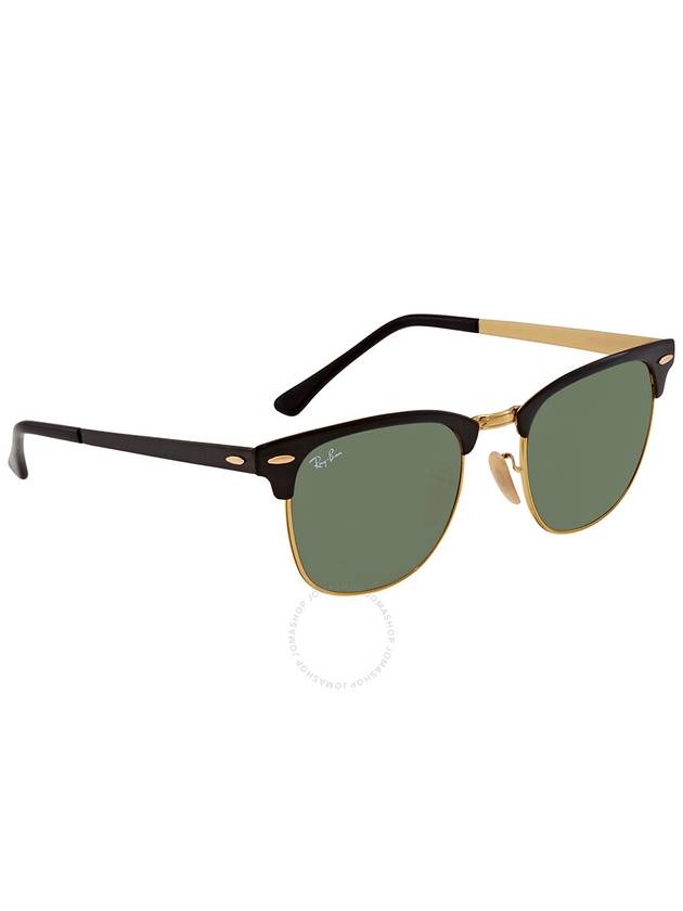 Ray Ban Clubmaster Metal Green Square Unisex Sunglasses RB3716 187 51 - RAY-BAN - BALAAN 3