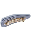 patent leather hair clip cornflower blue - MIU MIU - BALAAN 5