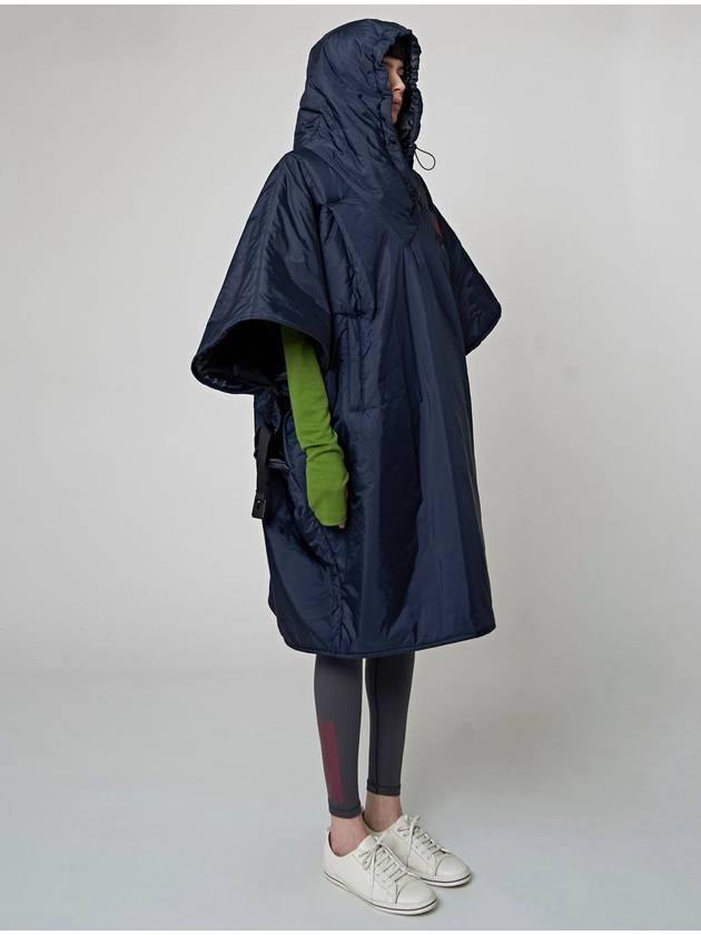 Hooded Cape Navy - ATHPLATFORM - BALAAN 6