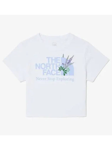 The North Face NT7UQ34A Women s Blooming Short Sleeve Round Tee - THE NORTH FACE - BALAAN 1