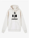 Mansell Logo Over Hoodie Ecru SW0001FA A1M07E 23EC - ISABEL MARANT - BALAAN 3