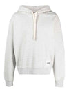 Logo Patch Cotton Hoodie Grey - JIL SANDER - BALAAN 2