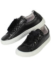 Women's Glitter Low Top Sneakers Black - JOSHUA SANDERS - BALAAN 4