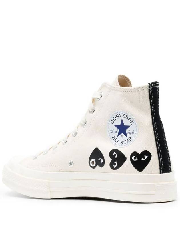 Comme Des Garçons Play X Converse Chuck Taylor Multicore High Shoes - COMME DES GARCONS PLAY - BALAAN 4