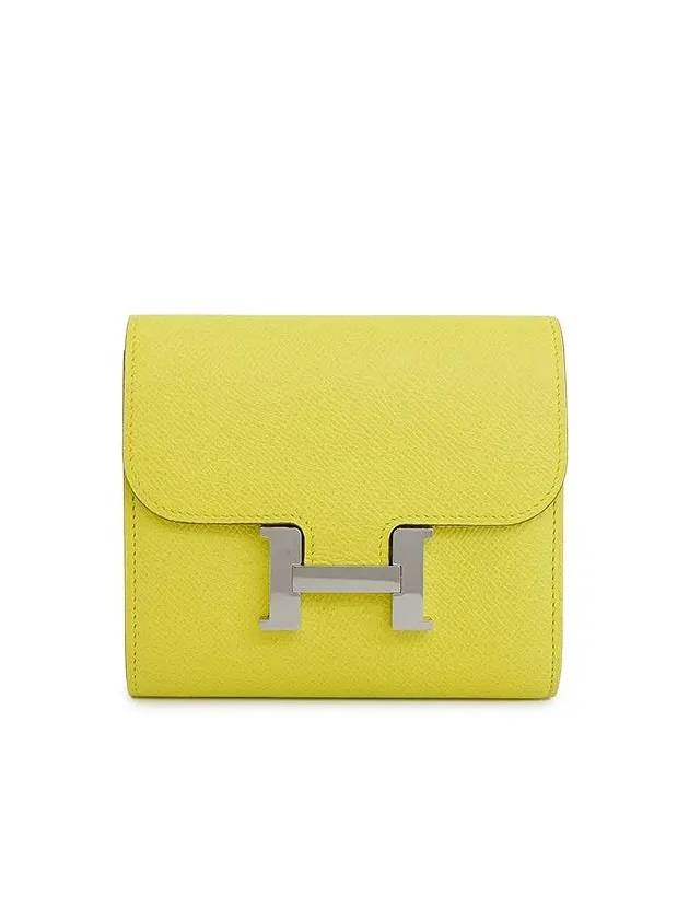 Hermes Constance half wallet lime silver 4HL0173 - LOUIS VUITTON - BALAAN 1