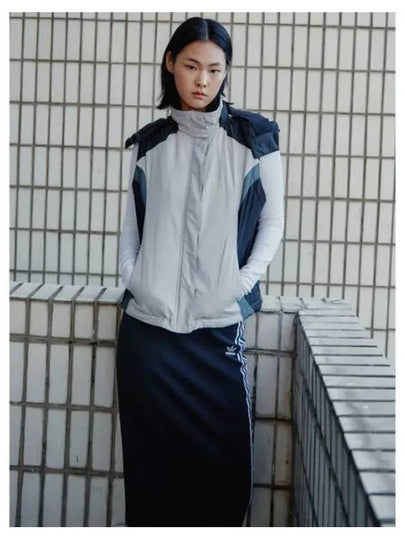 Logo Knit A-Line Skirt Navy - ADIDAS - BALAAN 2