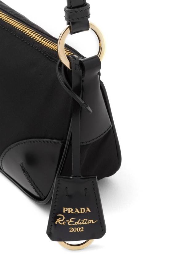 Re-Edition 2002 Re-Nylon Brushed Leather Shoulder Bag Black - PRADA - BALAAN 7