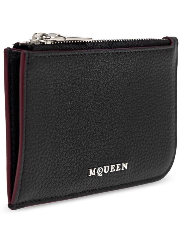 Alexander McQueen Card Holder, Women's, Black - ALEXANDER MCQUEEN - BALAAN 4