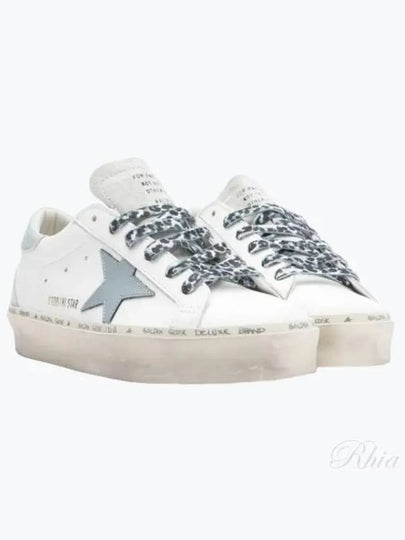 Hi Star Suede Low Top Sneakers Grey White - GOLDEN GOOSE - BALAAN 2