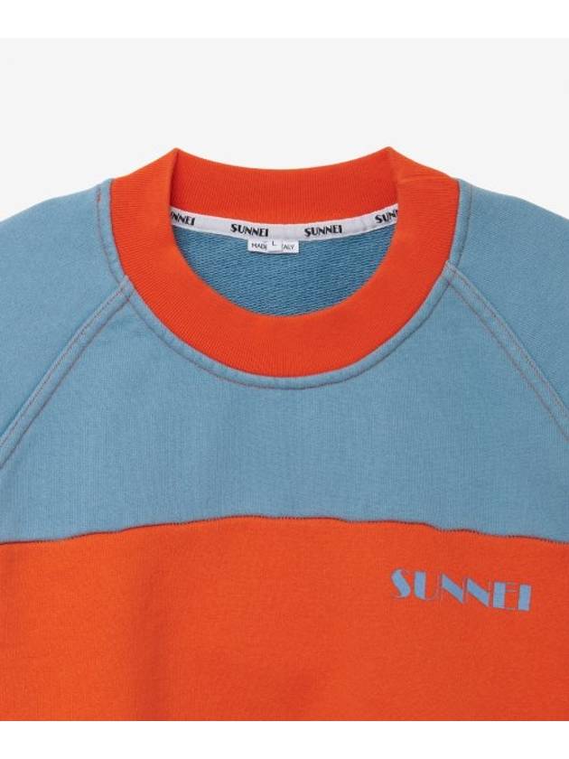 Sunnei Velor Panel Sweatshirt - SUNNEI - BALAAN 4