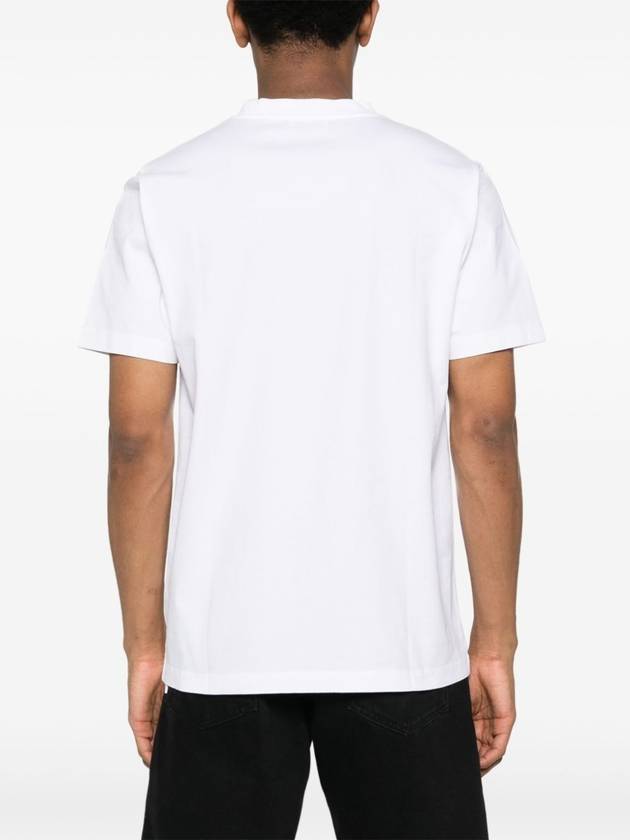 Short Sleeve T-Shirt OMAA027C99JER017 0110 White - OFF WHITE - BALAAN 4