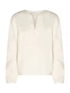 Arseine Linen Wool Blend Shirt Ivory - LORO PIANA - BALAAN 2