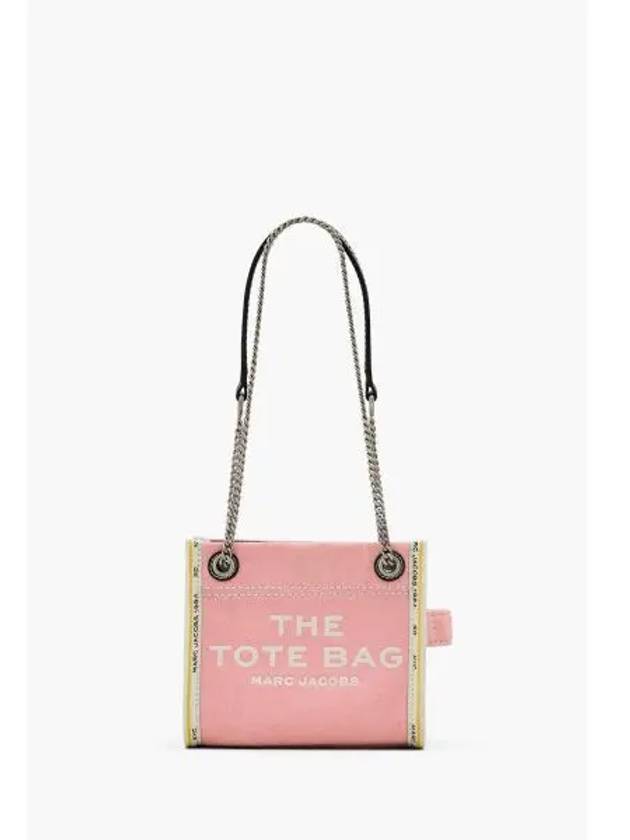 Denim Chain The Crossbody Tote Ribbon Pink MBBAW24025PIX - MARC JACOBS - BALAAN 1