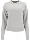 Tricolor Fox Patch Adjusted Sweatshirt Gray - MAISON KITSUNE - BALAAN 2