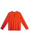 Men's Tomas Pro Pack Long Sleeve T-Shirt Tangerine Tango - J.LINDEBERG - BALAAN 1