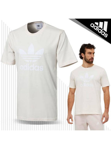 Trefoil Training Short Sleeve T-Shirt White - ADIDAS - BALAAN 1