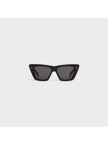 Eyewear Cat Eye Acetate Sunglasses Black - CELINE - BALAAN 1