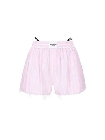 t Fraid hem strap shorts pink 270959 - ALEXANDER WANG - BALAAN 1