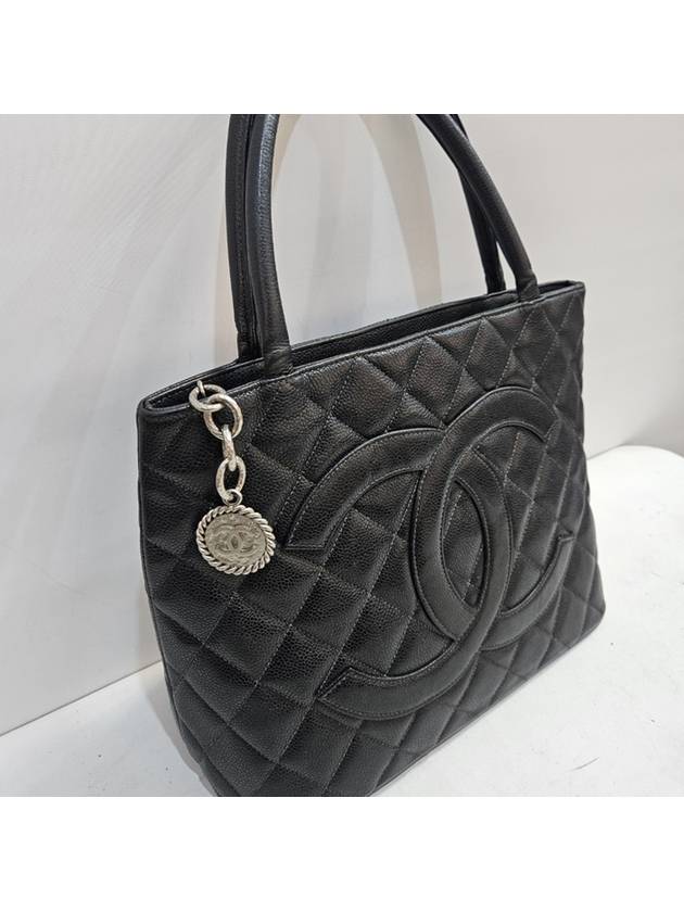 Caviar Coin Silver Tote Bag - CHANEL - BALAAN 2