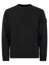 Compass Badge Sweatshirt Black - STONE ISLAND - BALAAN 2