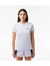 Women s training basic t shirt light lavender - LACOSTE - BALAAN 2