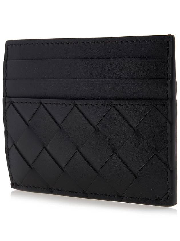 Intrecciato Leather Card Wallet Espresso - BOTTEGA VENETA - BALAAN 3