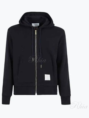 MJT153A 03377 Center back hood zip up - THOM BROWNE - BALAAN 1