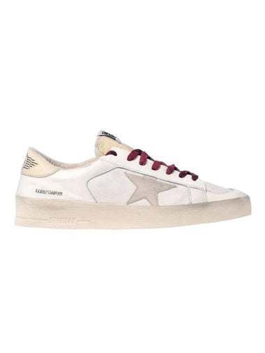 Stardan Leather Low Top Sneakers White - GOLDEN GOOSE - BALAAN 1