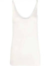 Scallop Wool Sleeveless White - CHLOE - BALAAN 2