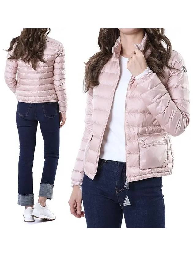 Women's Lans Lightweight Short Down Padded Jacket Light Pink - MONCLER - BALAAN 2