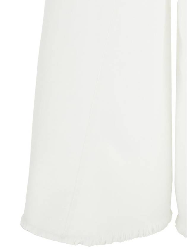 White Five Pocket Wide Leg Jeans In Cotton Woman - FEDERICA TOSI - BALAAN 3