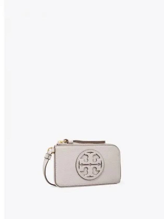 Miller zip up card wallet case gray domestic product - TORY BURCH - BALAAN 1