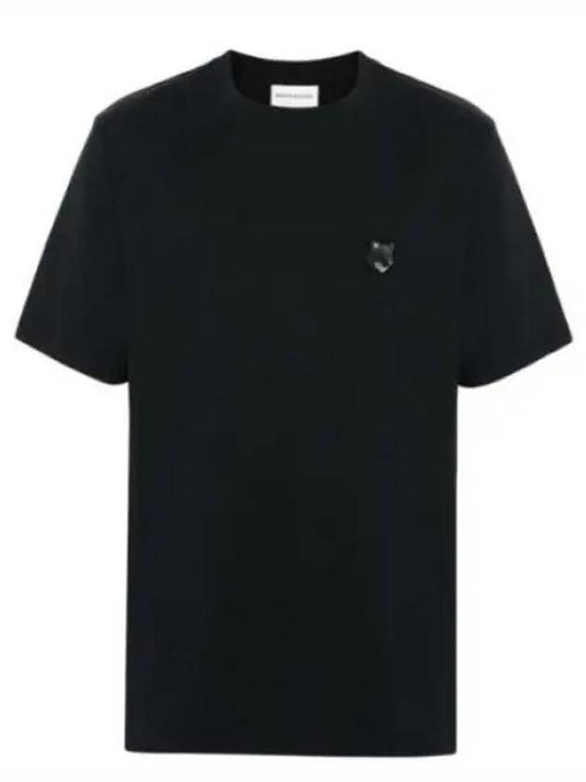 Bold Fox Head Patch Comfort Short Sleeve T-Shirt Black - MAISON KITSUNE - BALAAN 2