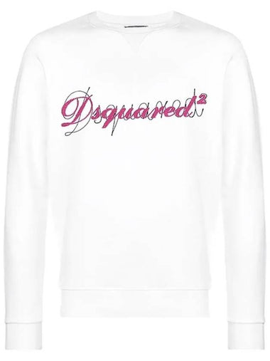 12th Anniversary Women's Double Lettering Logo Sweatshirt White 75GP0225 - DSQUARED2 - BALAAN 1