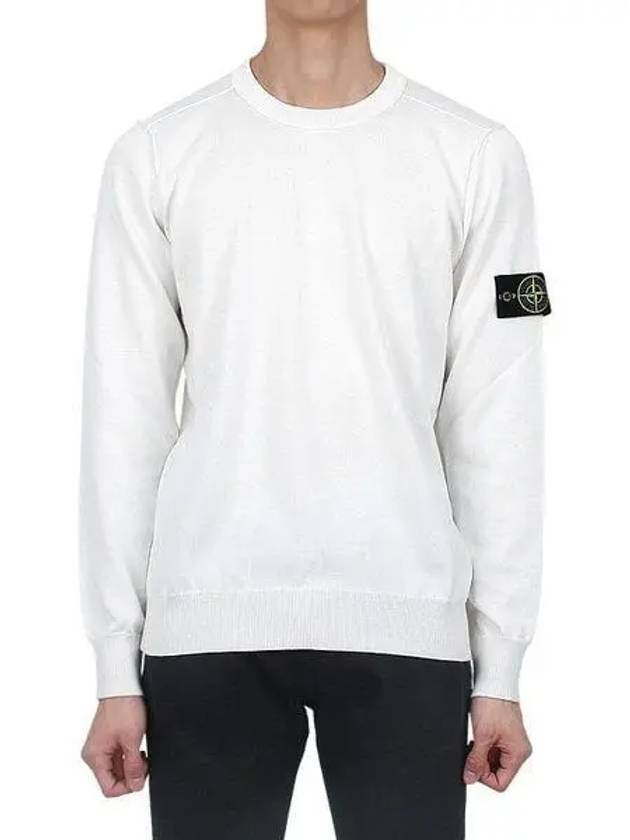 wappen patch cotton knit 8015540B2 V0001 1108819 - STONE ISLAND - BALAAN 1