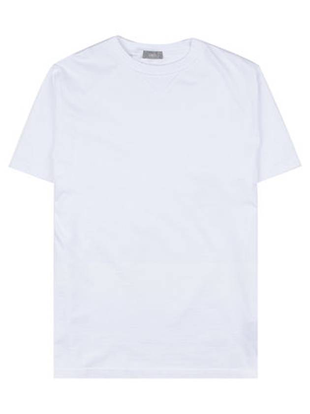 Couture Embroidered Logo Short Sleeve T-Shirt White - DIOR - BALAAN 2