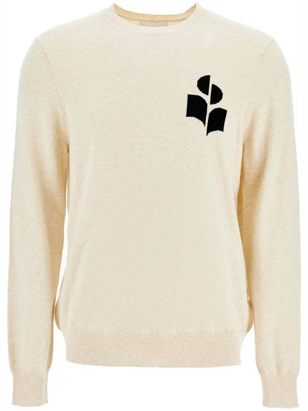 Men's Evans Logo Sweatshirt Light Grey - ISABEL MARANT - BALAAN 2